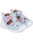 Biogateo Light Denim Canvas Sandals - Dachshund