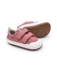 Bossy Green Sneakers - Camelia Eco Canvas (Baby)