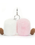 Jellycat Amuseable Pair of Marshmallows Bag Charm