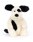 Bashful Black and Cream Puppy