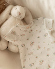 Baby Gift Set - White Floral Bunny