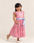 Blair Dress - Pink Floral Lanterns