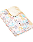 Jersey Blanket - Pastel Pandas | Ideal for Newborn Baby Gifts | The Elly Store Singapore
