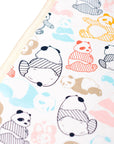 Jersey Blanket - Pastel Pandas | Ideal for Newborn Baby Gifts | The Elly Store Singapore
