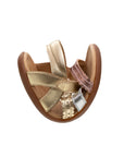 Tip Toey Joey Coil Sandals in Metal Gold / Sterling Silver / Rose Gold, product photo
