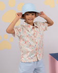 Reversible Bucket Hat - Colourful Puppies