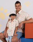 Little Man Shirt - Colourful Puppies & Men's Shirt - Colourful Puppies