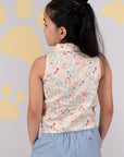 Nora Top - Colourful Puppies