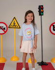 Tie-Front Crop Tee - Donut Give Up