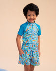 Play by elly Swimwear | Short-Sleeve Rash Guard - Water Sports