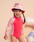 Play by elly Swimwear | Long-Sleeve Rash Suit - Tutti Frutti