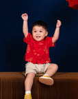 Jersey Tang Shirt - Red Dragon Pearl | Elly CNY 2024
