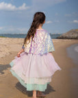 Cape with Mermaid Sequins | The Elly Store