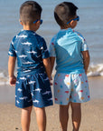 Short-Sleeve Rash Guard Turtles