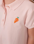 Pleated Polo Dress - Pink