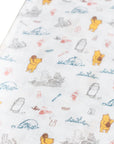 Organic Cotton Swaddle - Picnic With Pooh | The Elly Store