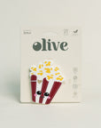 Olive Silicone Toys | Popcorn Teething Toy
