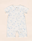 Short-Sleeve Zip Romper - Blue Sea Creatures | The Elly Store