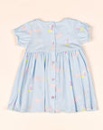Scarlett Dress - Pink Narwhals | The Elly Store