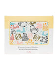 Jersey Blanket - Pastel Pandas | Ideal for Newborn Baby Gifts | The Elly Store Singapore