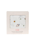 Bamboo Muslin Swaddle - Floral Bunny