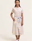 Sasha Dress - Cream Floral Bamboo