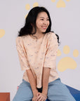 Ladies Crop Tee - Hot Dogs