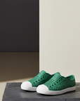 Native Jefferson kids shoes in alphine green