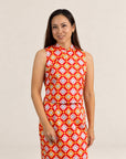 Ladies Amber Top - Red Lucky Coins
