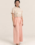 Ladies Marie Top - Cream Lucky Coins