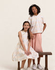 Luna Cheongsam - Cream Floral Bamboo
