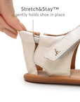 Macaw Sandals White Dream Mint Denim
