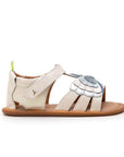 Macaw Sandals White Dream Mint Denim