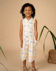 Maya Dress - Colourful Elephants
