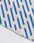 Pet Bandana - Navy Terrier Plaids / Paw Stripes | The Elly Store