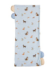 Pillow Case - Blue Doggies
