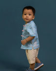 Tang Shirt - Blue Cranes
