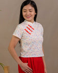 Ladies Tessa Top - Rainbow Fish