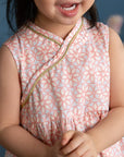 Flare Cheongsam - Mickey Honeycomb Tiles