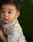 Overalls - Teal Orchid Garden