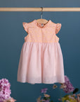 Flora Dress - Pink Honeycomb Tiles