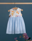 Flare Tulle Cheongsam - Pastel Tree Songbirds