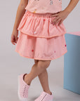 Camry Skirt - Pink Paws