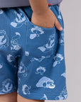 Terry Shorts - Navy Lucifer