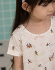 Mary Dress - Pink Chevron Mickey