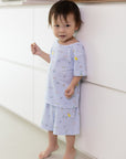 Short-Sleeve Pyjamas Set - Rain And Cozy | The Elly Store