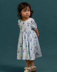 Scarlett Dress - Turquoise Vases