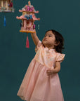 Flora Dress - Pink Floral Bamboo