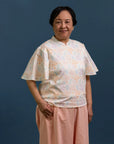 Amanda Top - Cream Floral Bamboo