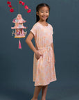 Hayley Dress - Pink Floral Bamboo